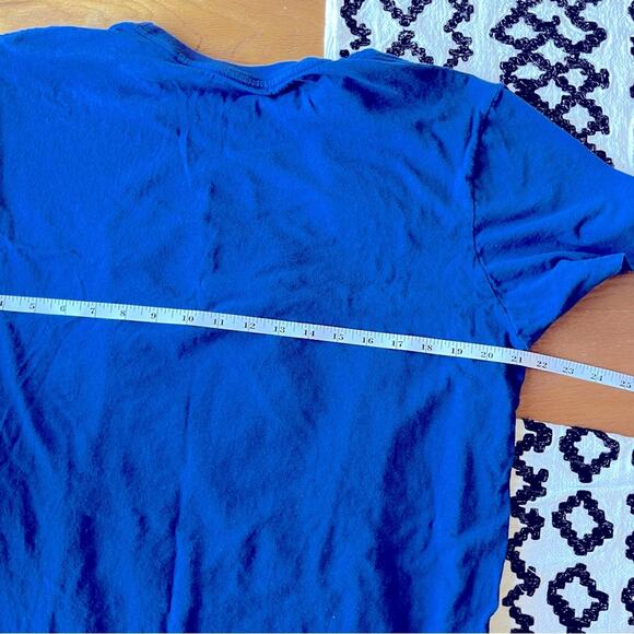 Ben Sherman Blue Union Jack Graphic Tee Shirt men unisex size large L - Picture 5 of 6